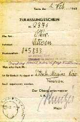 Immatriculation allemande de la voiture du
M&eacute;decin-g&eacute;n&eacute;ral Hesnard